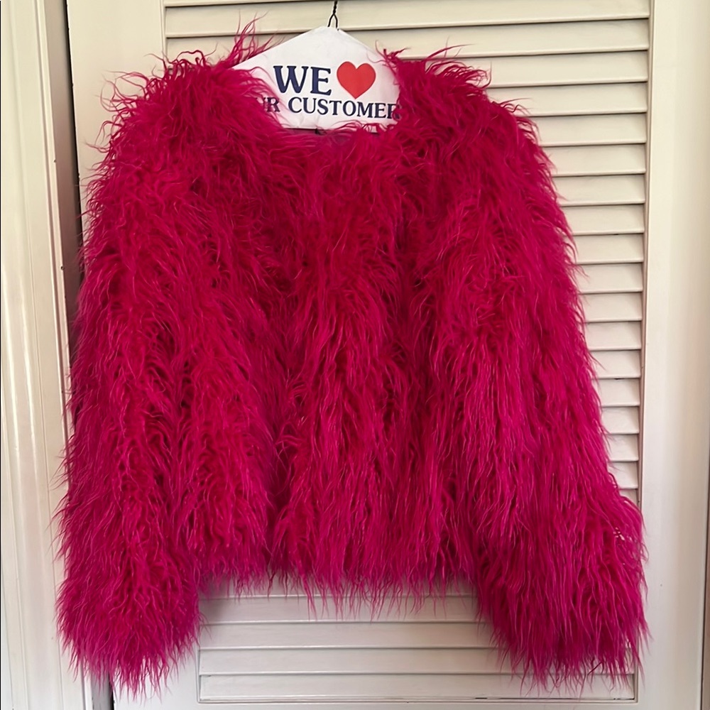 Fuzzy Pink Jacket